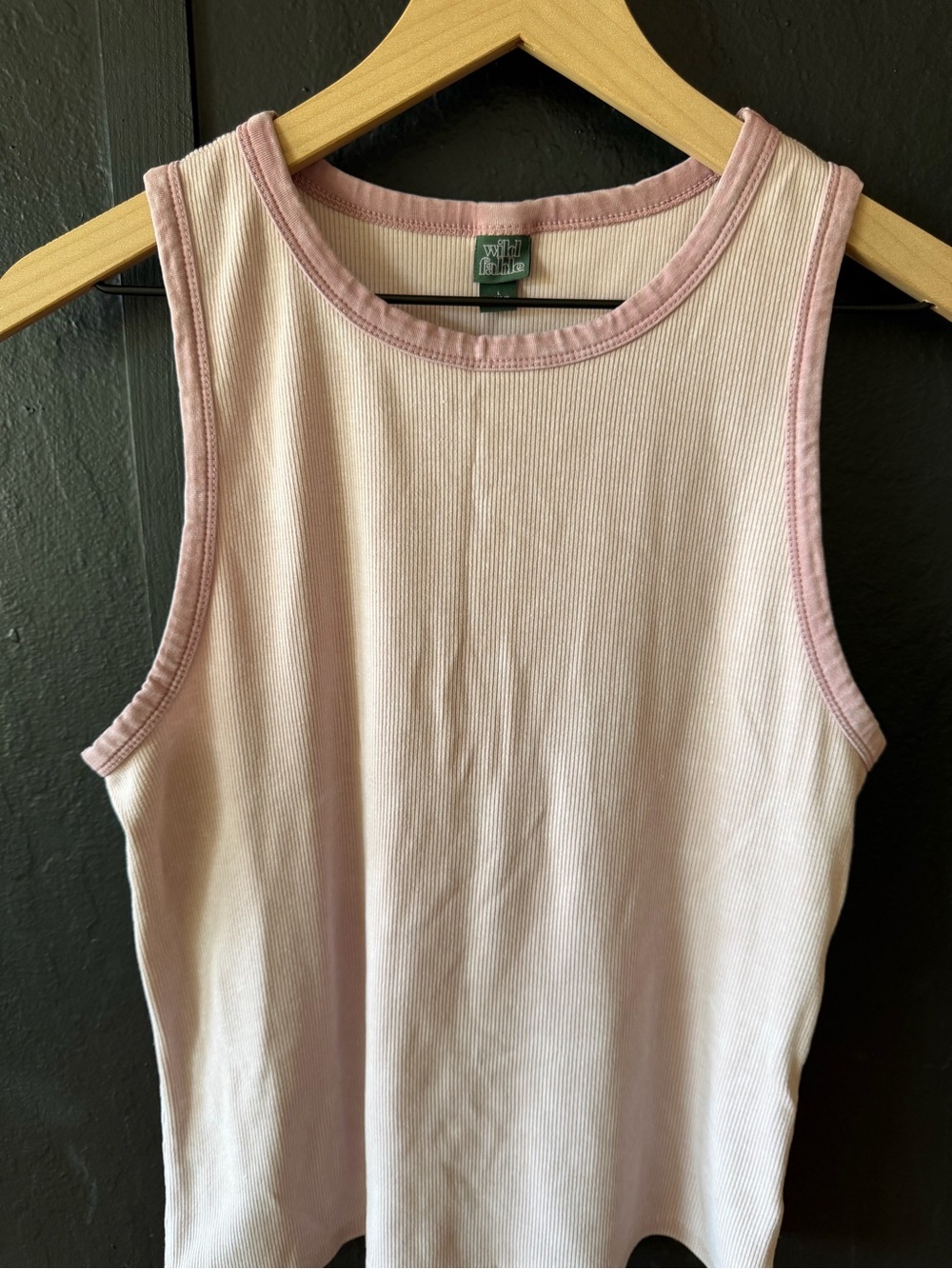 Wild Fable Two Tone Ribbed Tank Top - Picture 2 of 8